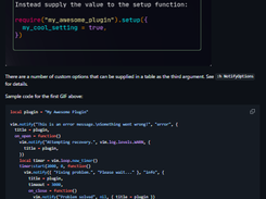 nvim-notify Screenshot 1