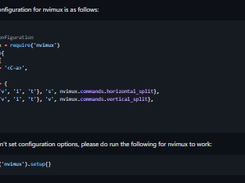 NVIMUX Screenshot 1