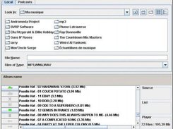 NW-E00x Mp3 File Manager Thumbnails 2