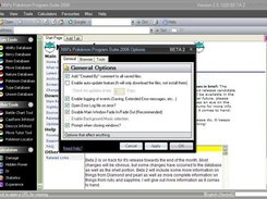 Lacurio Release 1220 Beta 2 Options Dialog