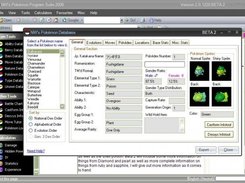 Lacurio Release 1220 Beta 2 Pokemon Database.
