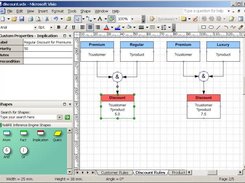 Editing rules in Visio 2003