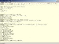 The Inference Engine Console helps twiddling rule bases