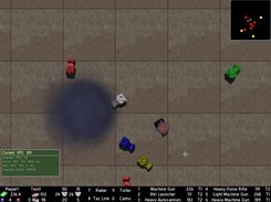 preAlpha Combat Arena: Tactical View with Dashboard