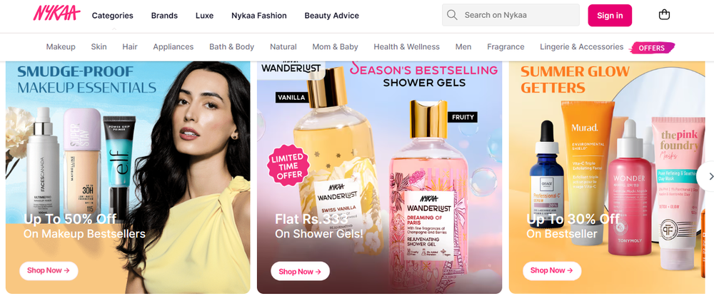 Nykaa Screenshot 1