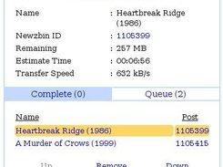 Queue View. Move queued files up/down.