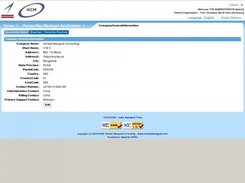 Company General Information Screen