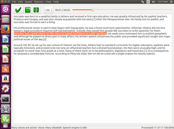 Omilo - a text to speech application Screenshot 1