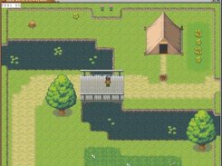 A player on a bridge in an example game