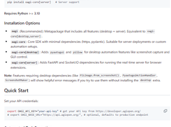 OAGI Python SDK Screenshot 1