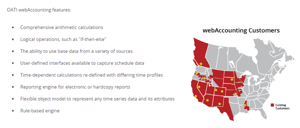 OATI webAccounting Screenshot 1