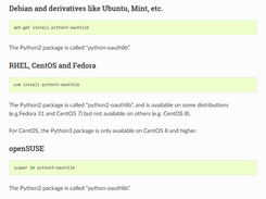 OAuthLib Screenshot 1