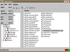 The condensed list view displays as many files as possible.