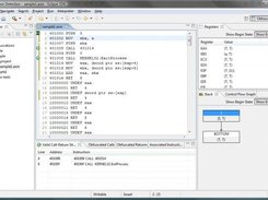 Register and stack values shown for instruction 2.