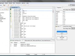 Register and stack values shown for instruction 2.