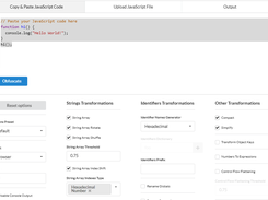 JavaScript Obfuscator Screenshot 1