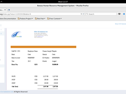 generation employee payslip download HR Payroll HCM   openBaraza SourceForge.net