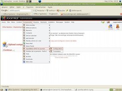 Admin-After install choose on Component menu ...