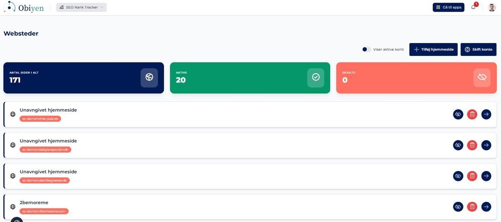 Obiyen SEO Rank Tracker