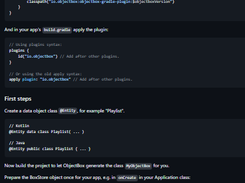 ObjectBox Java Database Screenshot 1