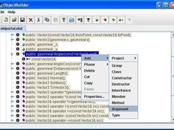 context menu