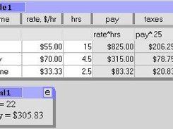 Application Overview (Table and HTML Sections)