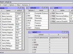 Example small students database