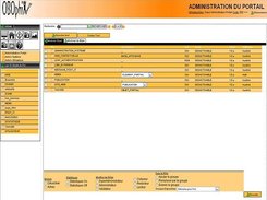 accueil portail obophix interface administration du portail