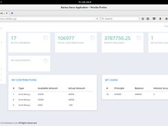 This is the dash board uupo login in should give ypu this interface, refer to read me for various logins