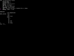 Screenshot of ObsidianOS installed on a virtual machine, showing obsidianctl status