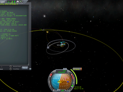 45° kerbin orbit intercepting minmus using phasing orbits.
