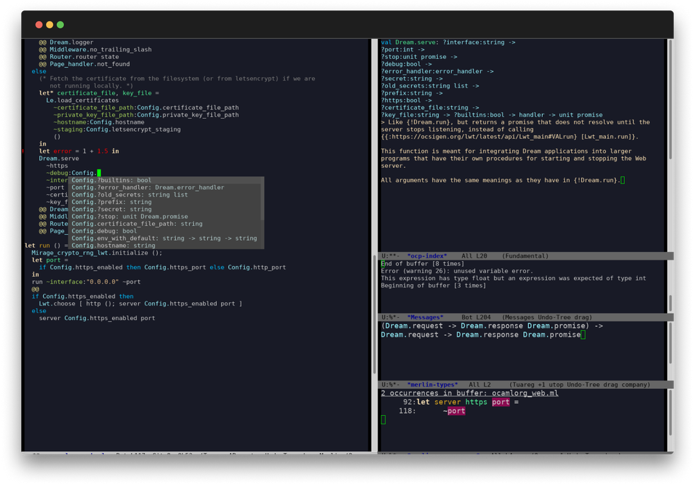 OCaml Screenshot 1