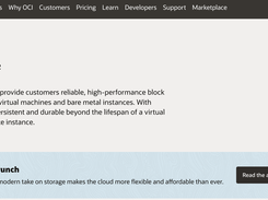 Oracle Cloud Infrastructure Block Volume Screenshot 1