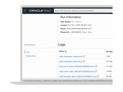 Oracle Cloud Infrastructure Data Flow Screenshot 1