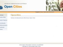 Administration Console of Open-Cities