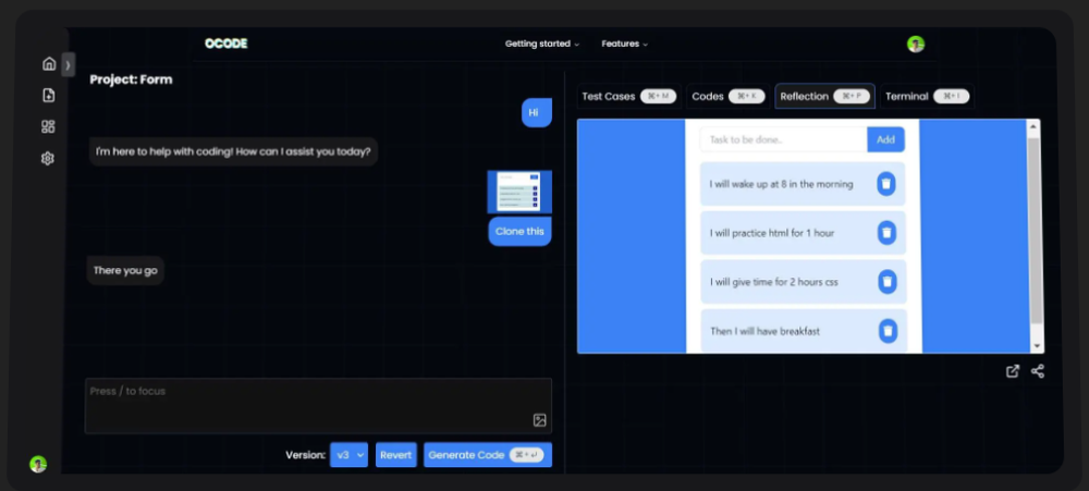 Ocode Screenshot 1