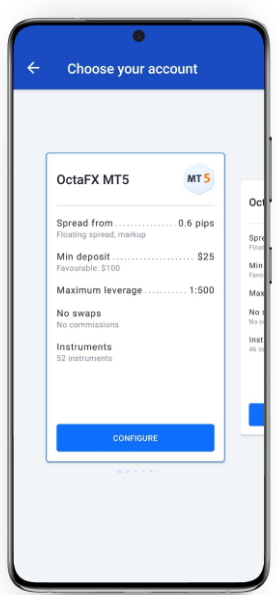 OctaFX Screenshot 1