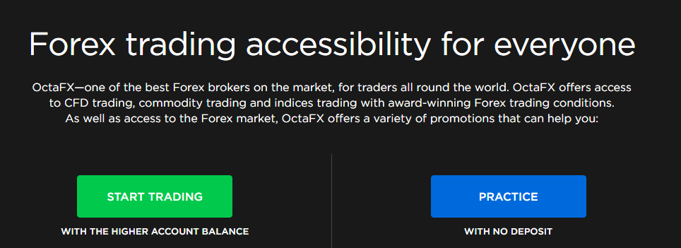 OctaFX Screenshot 1