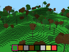 voxel landscape generation - Cory Gagel