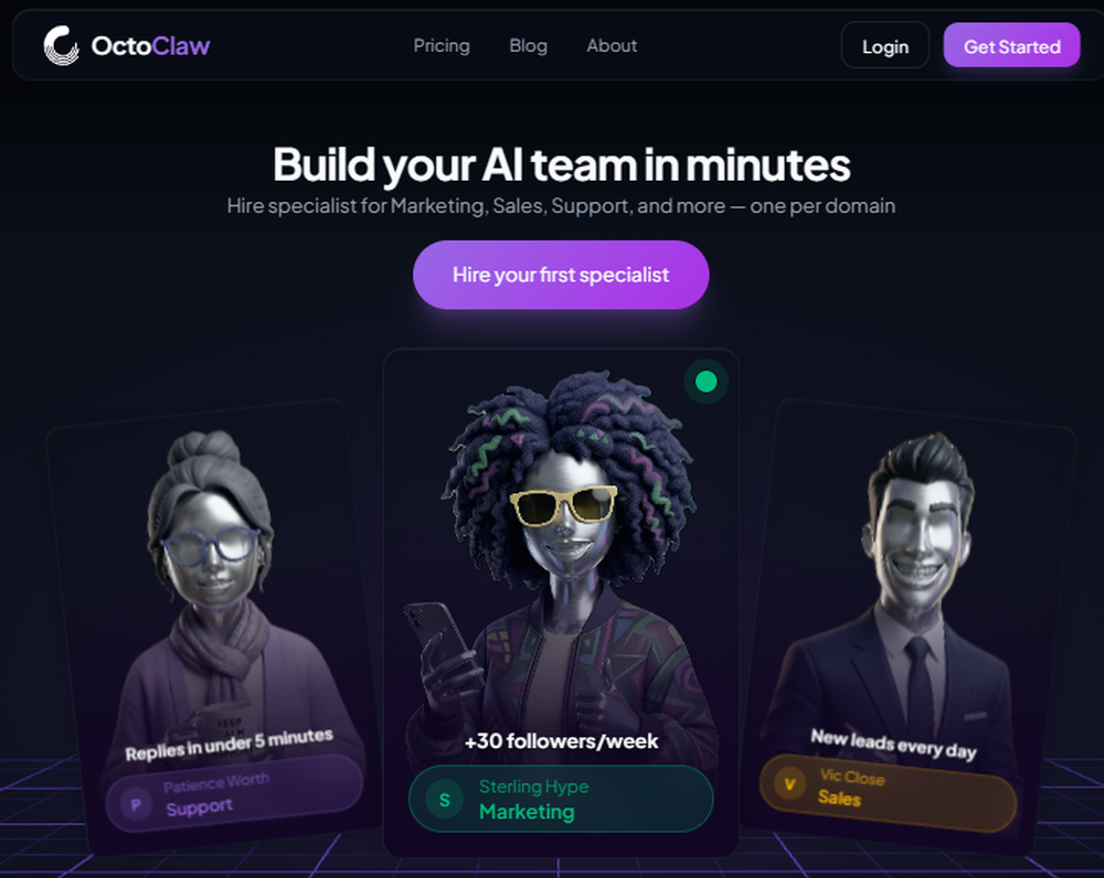 OctoClaw Screenshot 1