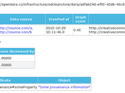 HTML output for metadata query