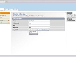 Yeni modl ekleme (modl: MYSQL Balant Sayfas)