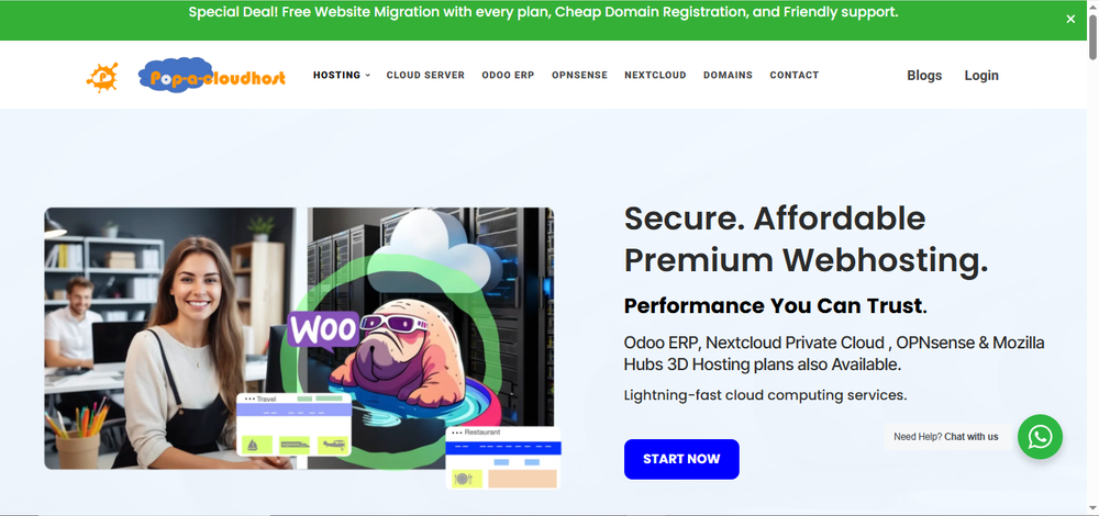 Pop-a-cloudhost