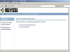 The list of certificate registration policies