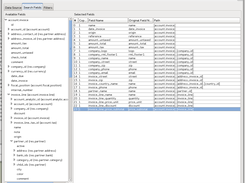 Specifying fields