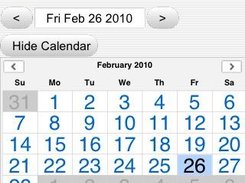 Schedule on an iPhone