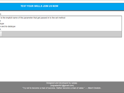 question page