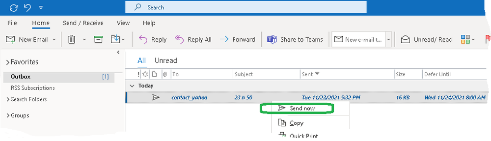 OffHours for Outlook Screenshot 1