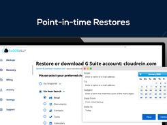 Point in time restore