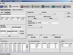Report Generator for existing transactions or receipts